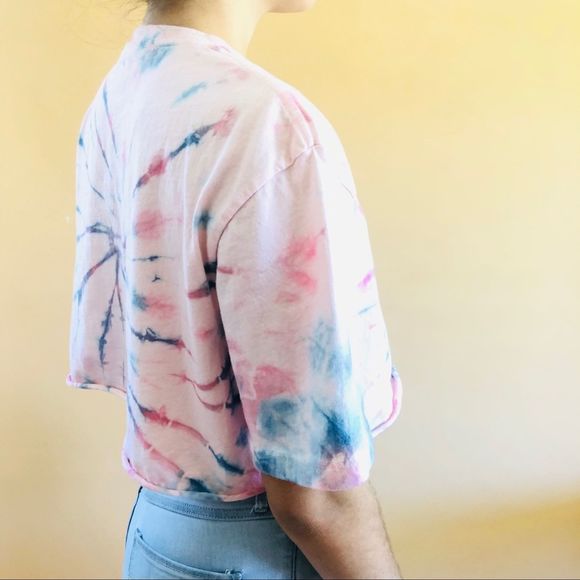 Custom tie dye Women's Crop Top | S/M - Picture 3 of 4